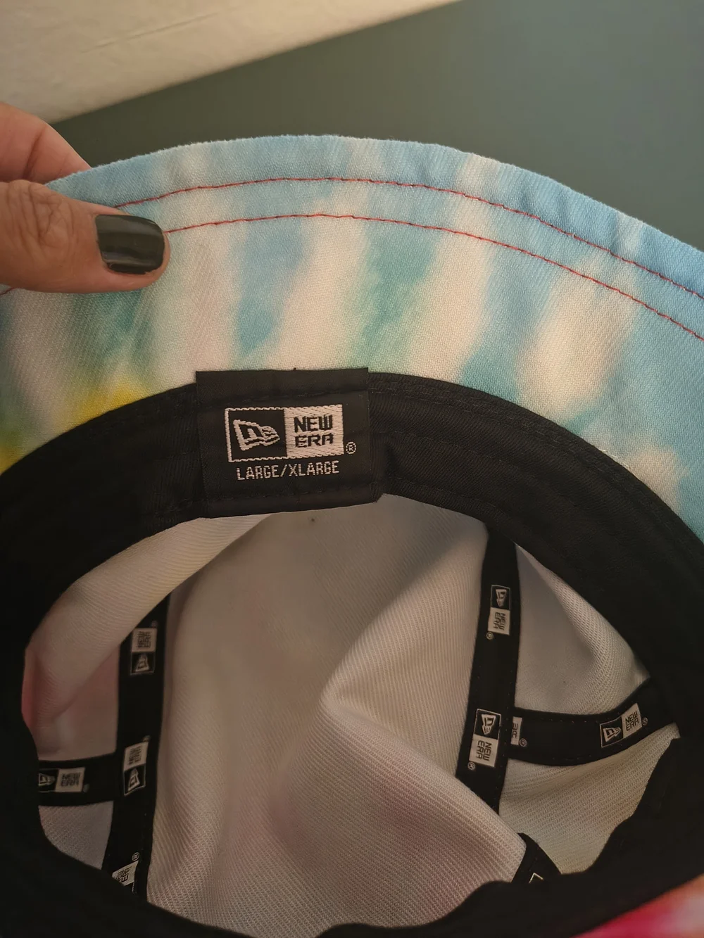 New Era Kids Tie-Dye Bucket Hat - Blue, Yellow, Pink